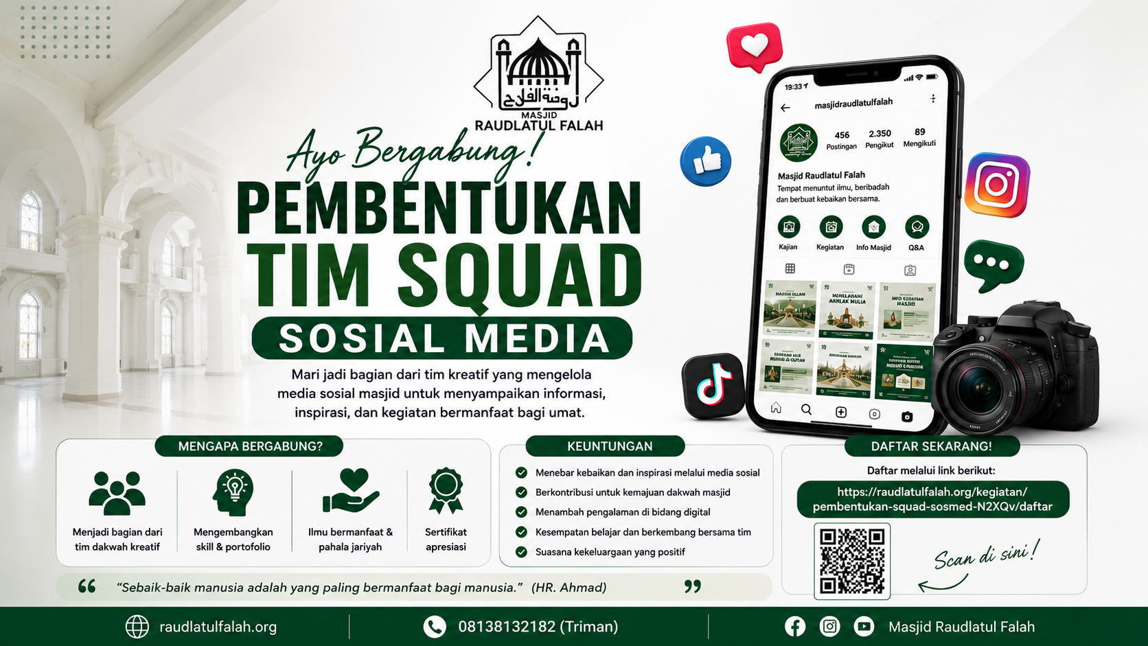 Pembentukan Squad Sosmed