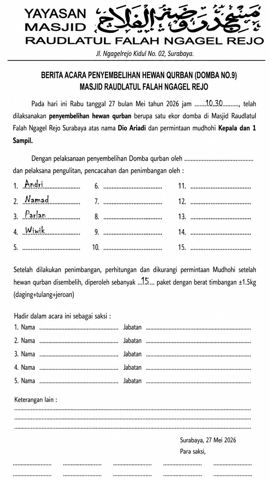Kambing 9