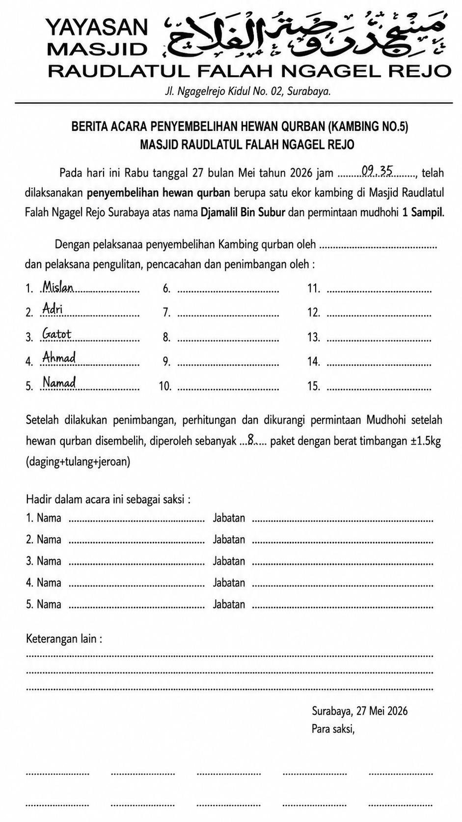 Kambing 5