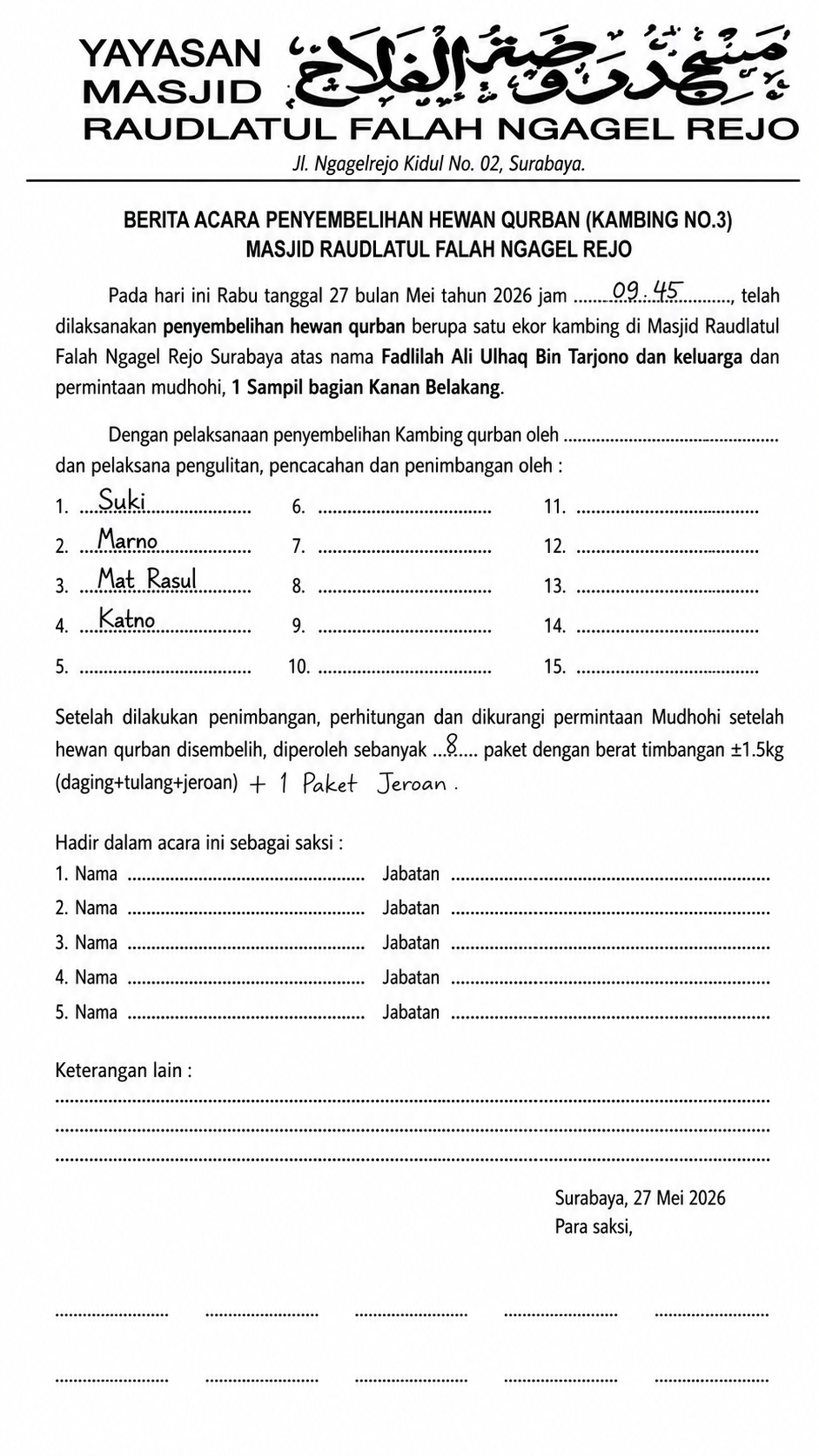 Kambing no 3