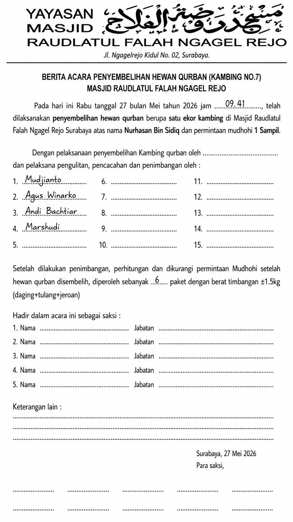 Kambing 7