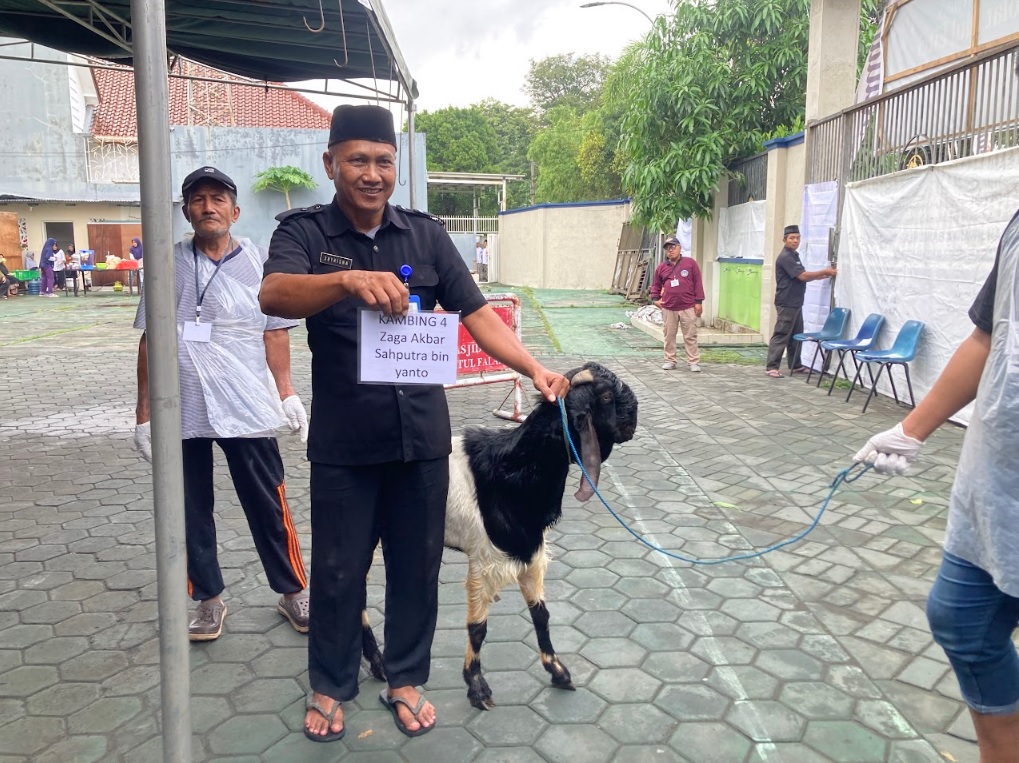 Kambing dari Bapak Zaga Akbar Sahputra Bin Yanto